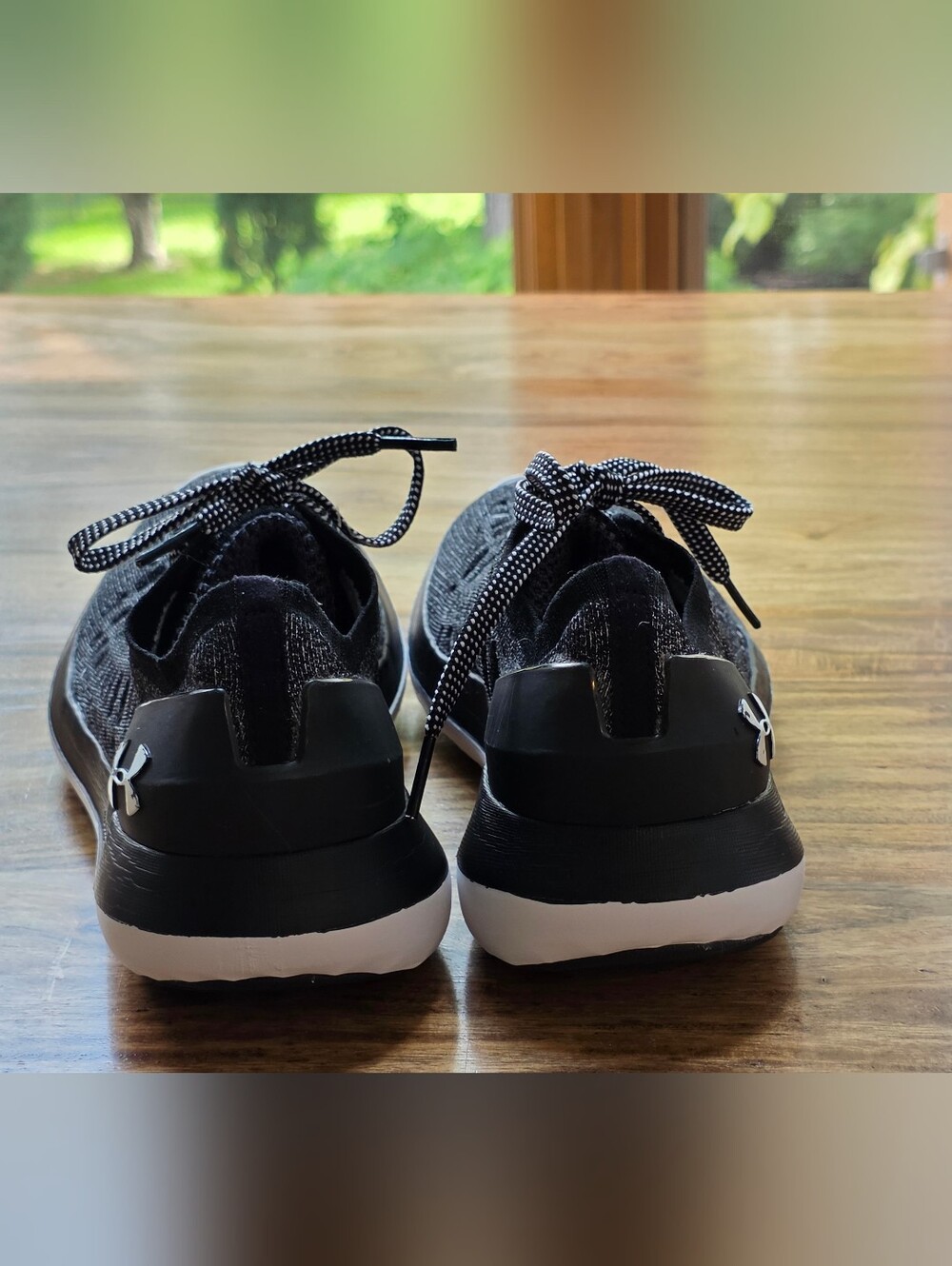 Under Armour Slingride 2- Black/White/Overcast Grey, Women's Size 6.5 - Picture 3 of 7